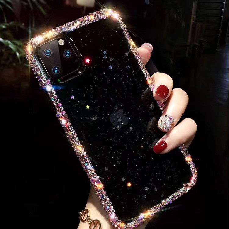 Ốp Điện Thoại tpu Mềm Trong Suốt Họa Tiết Ngôi Sao Lấp Lánh Cho iPhone13Pro 11 14Pro 12 XSMAX XR 8PLUS 7P 6S Xsm