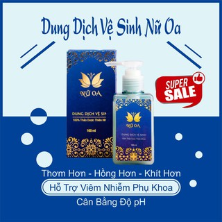 [CAO CẤP] Dung Dịch Vệ Sinh Nữ Oa - 100% Thảo Dược Thiên Nhiên , nấm, ngứa, hôi, se khít - Đông Y Vũ Đức, 100ML