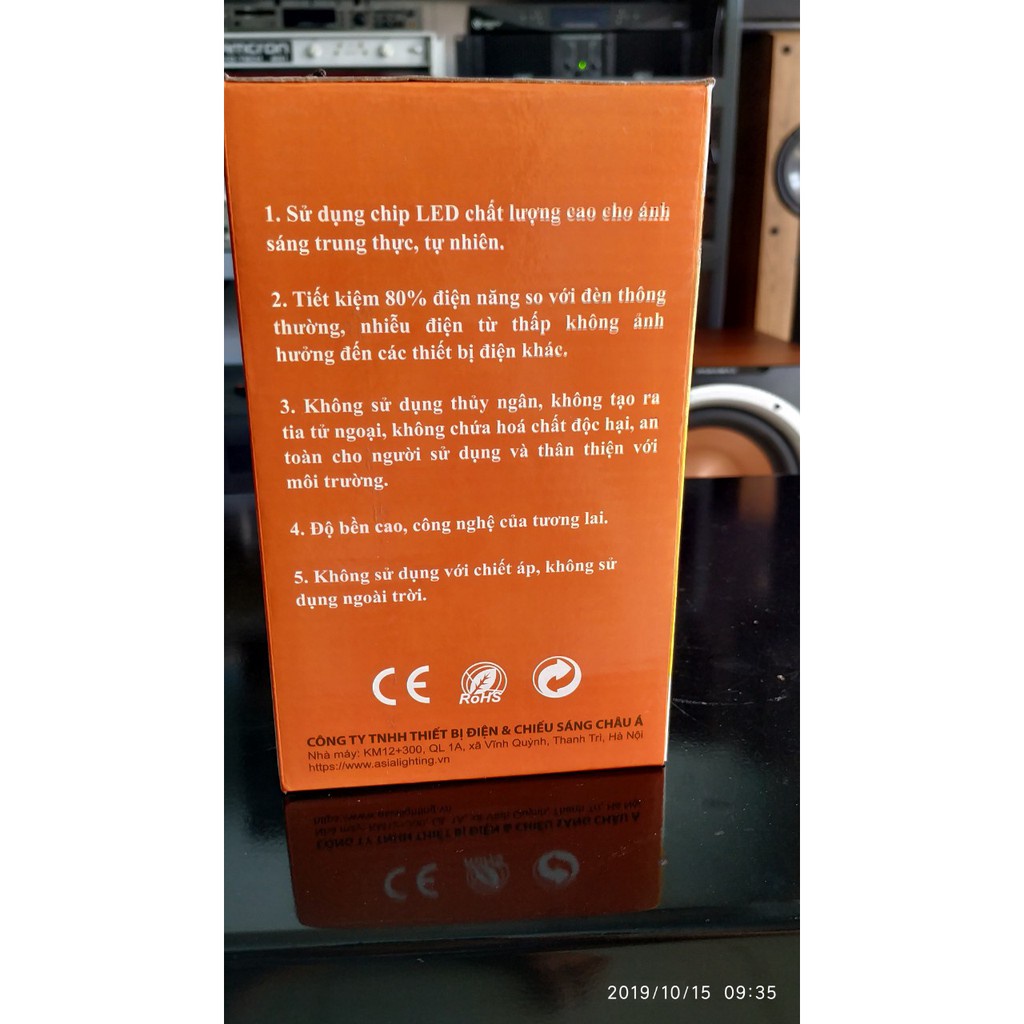 Bóng đèn Led AsiaLighting công suất lớn 10W,15W,25W,35W,45W,55W siêu sáng tiết kiệm điện năng đuôi E27 bảo hành 12 tháng