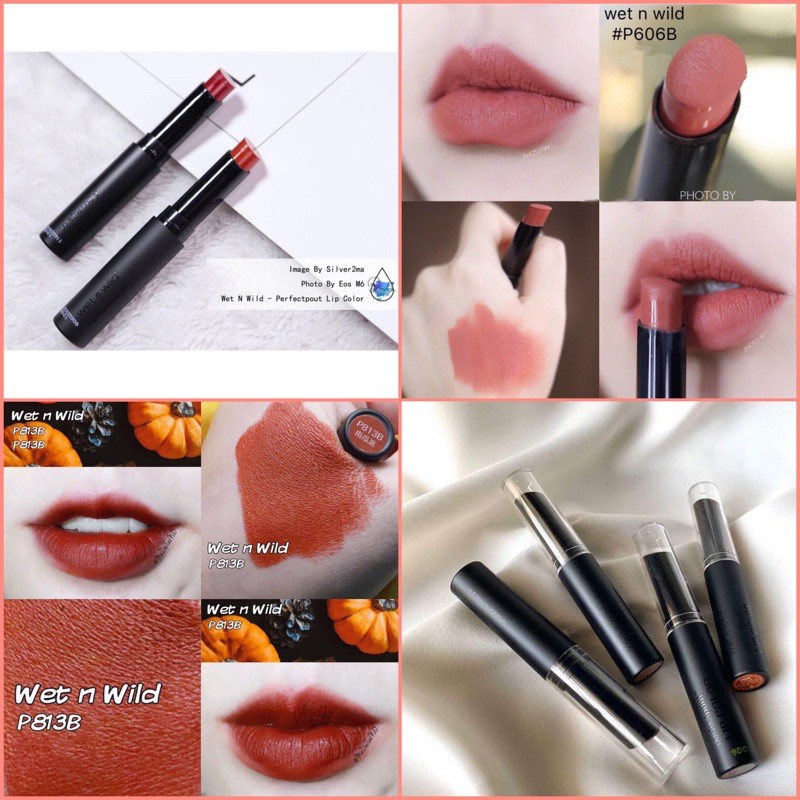Son thỏi WET N WILD Perfect Pout Lip Color