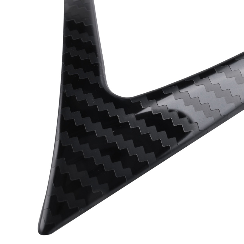 Set 2 Vỏ Bọc Vô Lăng Bằng Kim Loại Họa Tiết Sợi Carbon Cho MG ZS EV HS MG6 MG5 EZS 2018-2021