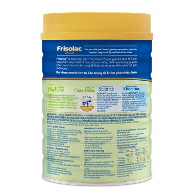 Sữa bột Frisolac Gold 2 Lon 380g_850g Mới_Duchuymilk