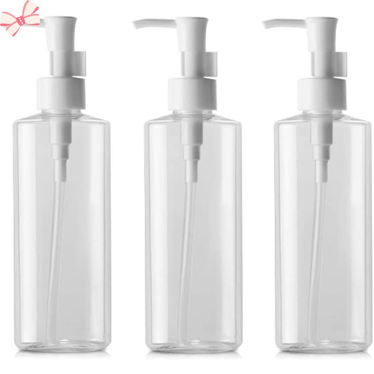 Chai Nhựa Trong Suốt Có Vòi Bơm 50ml 100ml