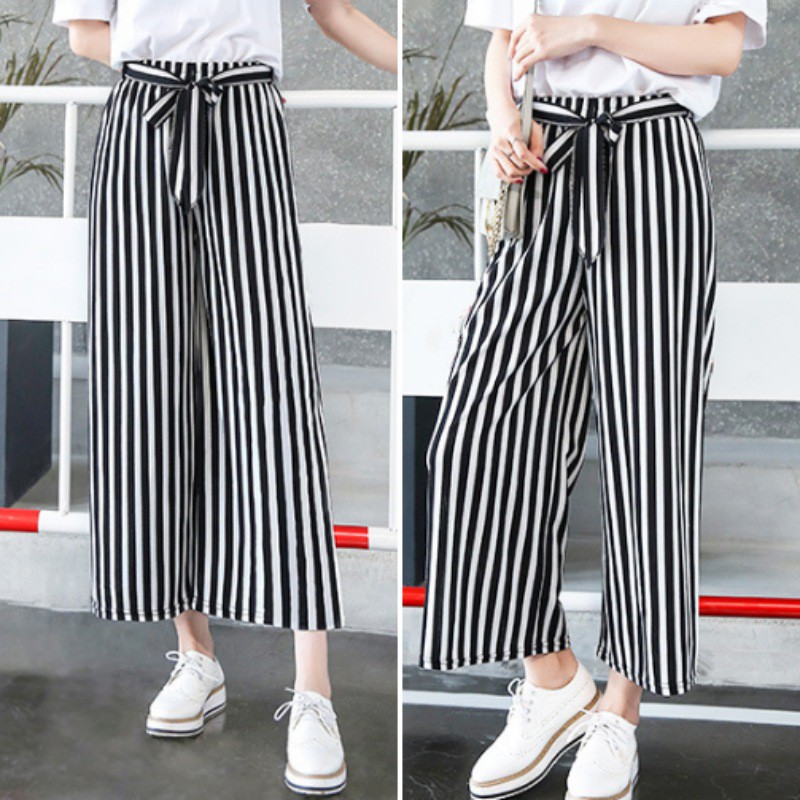 Quần thun ống rộng thoải mái cho ngày hè của con gái