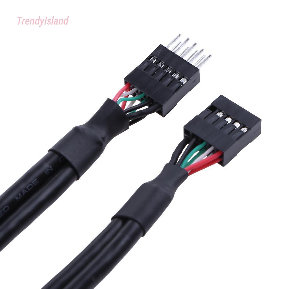 Dây Cáp Nối Dài 50cm Usb 2.0 9 Pin Male Sang 9 Pin Female