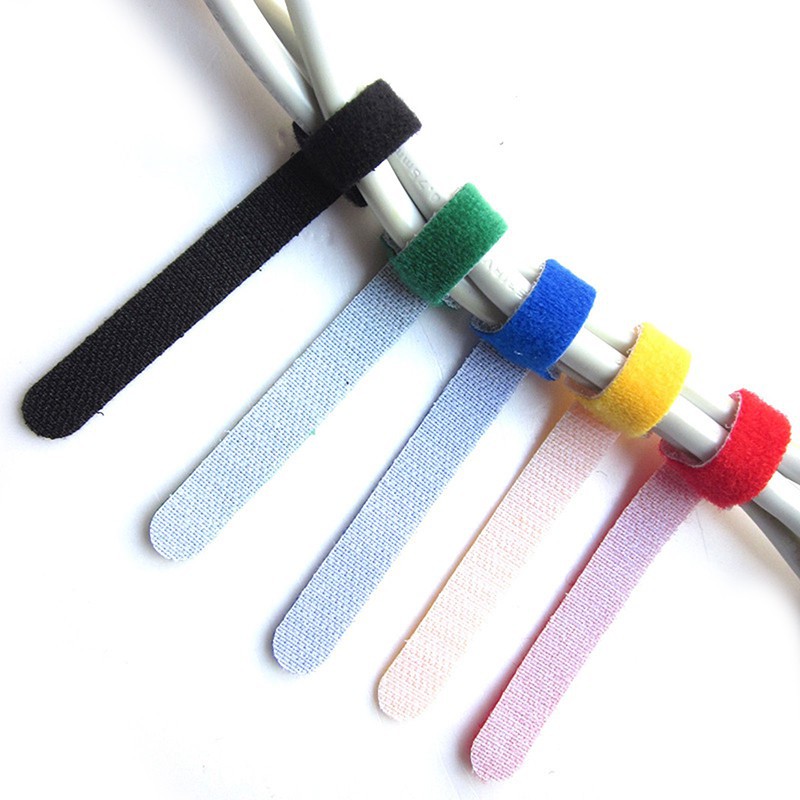 Set 10 dây khóa dán dùng để buộc cố định dây cáp bằng nylon cao cấp tiện lợi dễ sử dụng