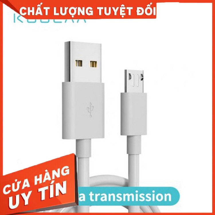 Cáp sạc KUULAA Micro USB cho Xiaomi Redmi 7 dài 30cm