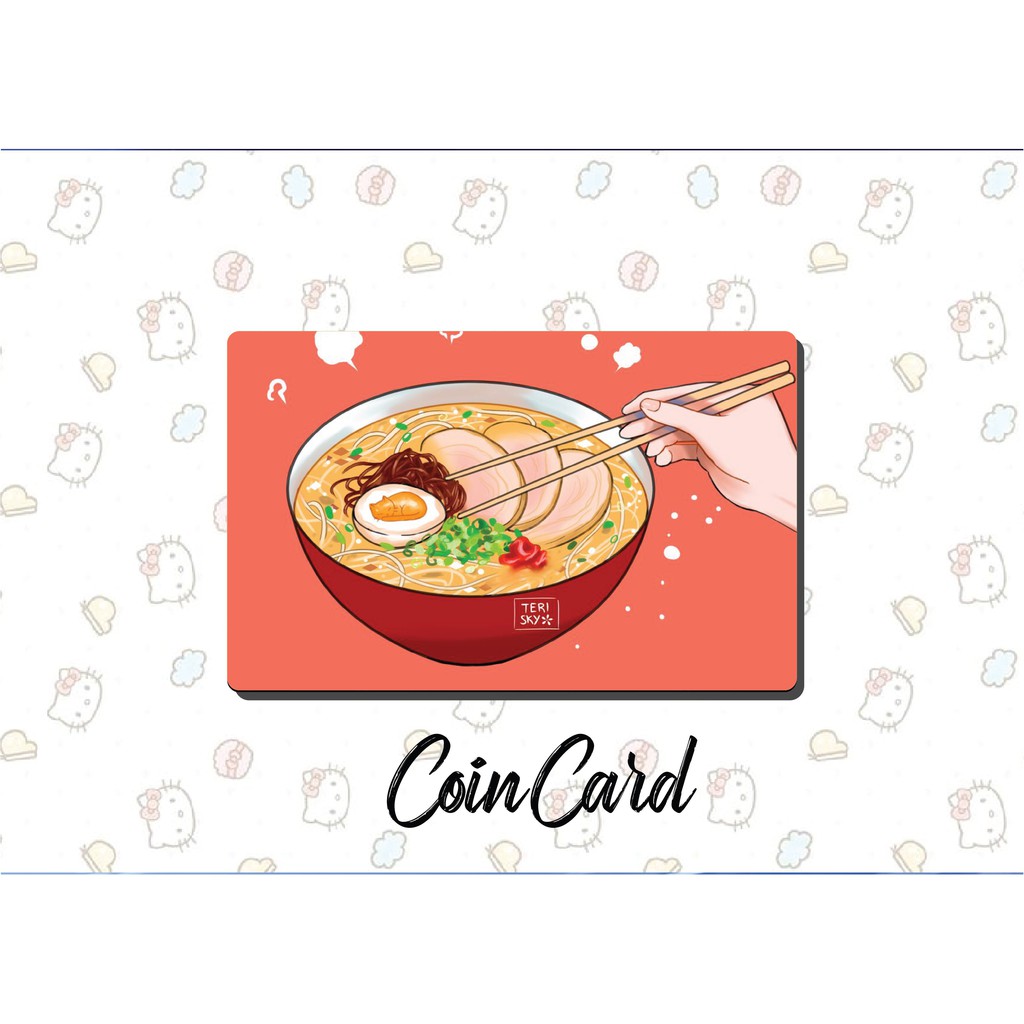 &quot;YUMMY CARD&quot;( ️ Decal dán Thẻ ATM, debit, thẻ từ, thẻ chung cư, bảo vệ thẻ) |COINCARD