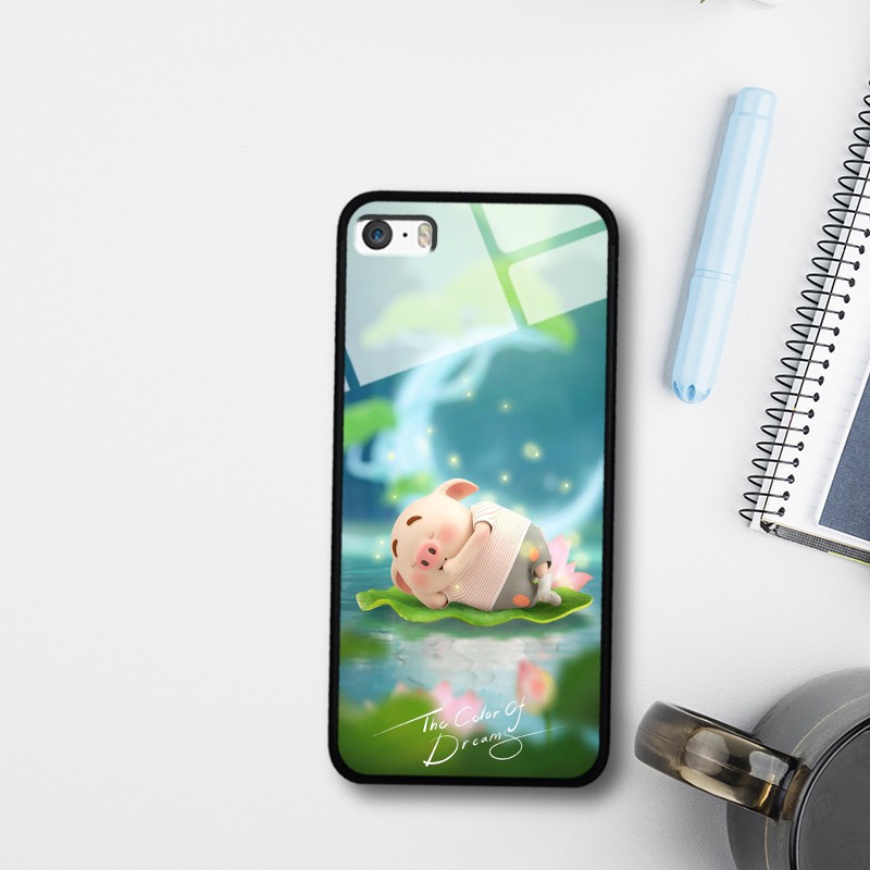 Ốp lưng kính 3D Iphone 5/5S/5SE