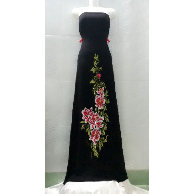 Vải áo dài thêu cao cấp