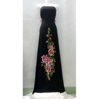 Vải áo dài thêu cao cấp