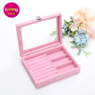 Hộp đựng trang sức mặt kính size 20cm