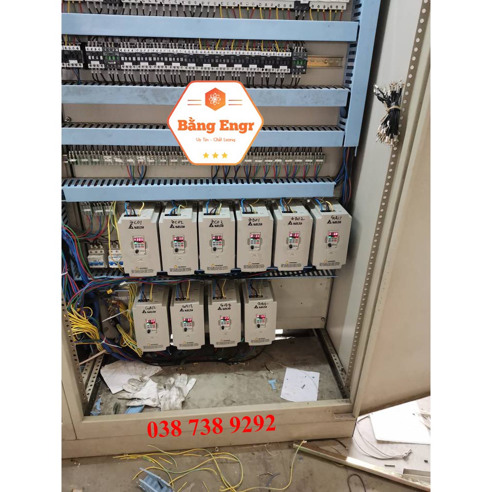 Biến tần Delta VFD-M 1.5kw vào 1 pha 220v ra 3 pha 220v