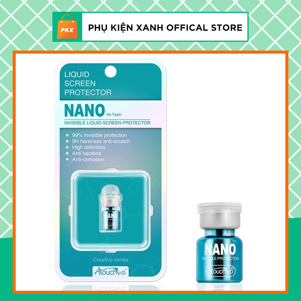 Nước phủ nano màn hình điện thoại đa năng chống nước, chống bám bụi