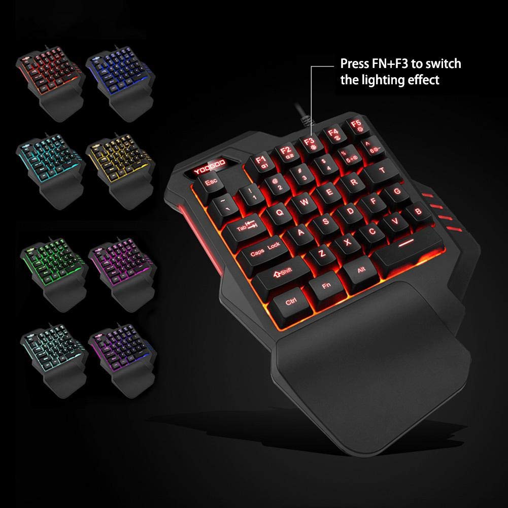 YOOGOO G92 | Bàn Phím Giả Cơ Một Tay Gaming Keypad