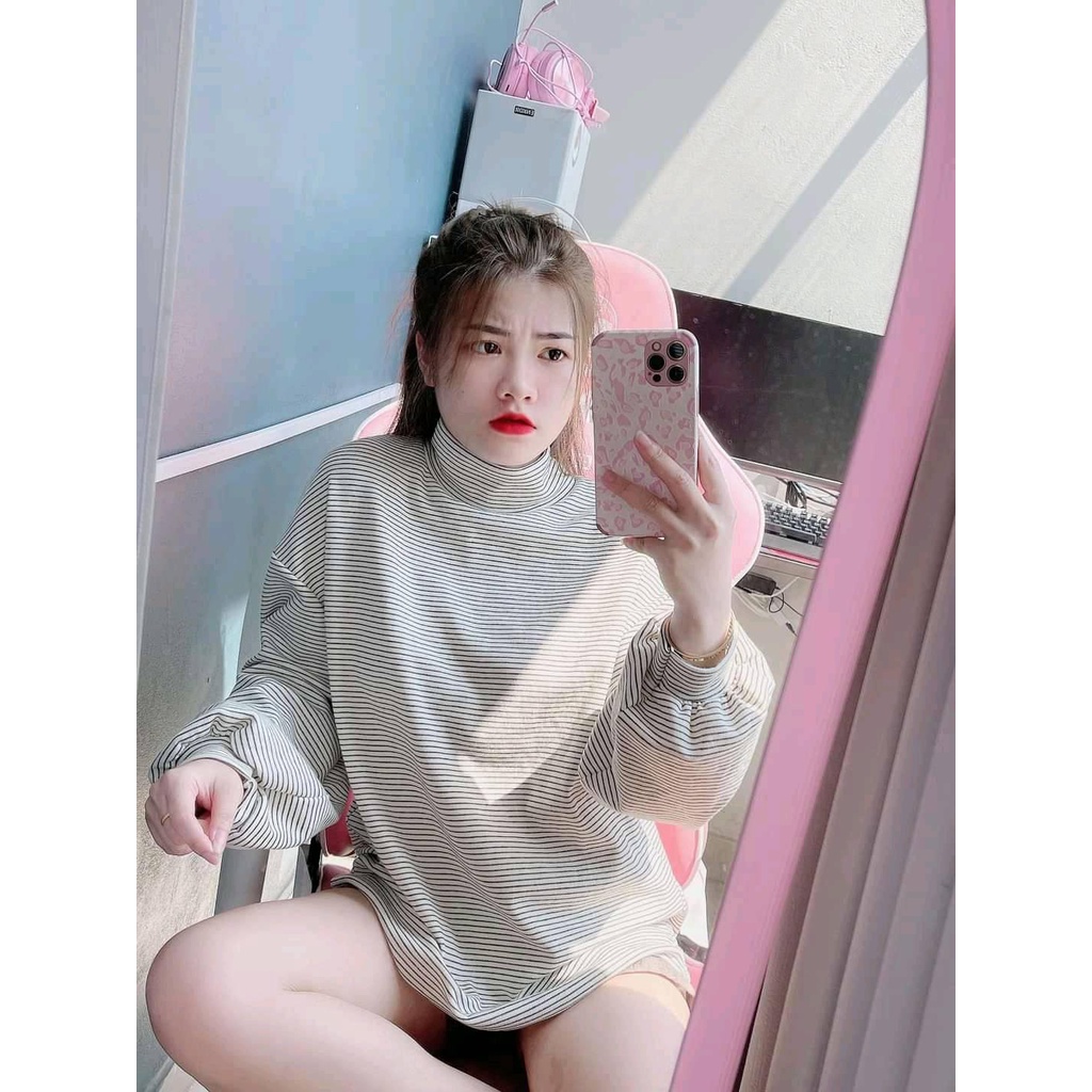 Áo Nỉ Sweater Nữ Form Rộng Vải Nỉ Bông Dày Dặn phong cách Ulzzang CAMASTORE SN06