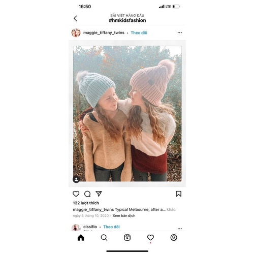 Mũ len h.m bé trai bé gái 1-14y