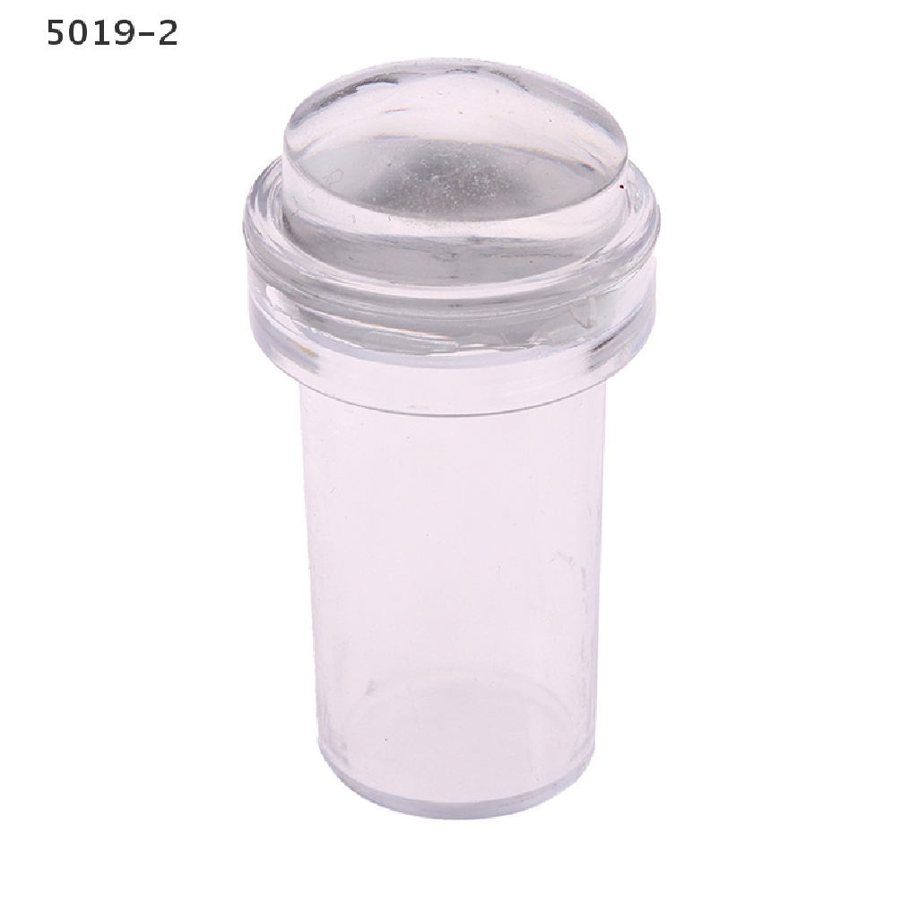 [GAV] Pure Clear Jelly Silicone Nail Art Stamper Scraper Nail Stamp Stamping Tool {VN}