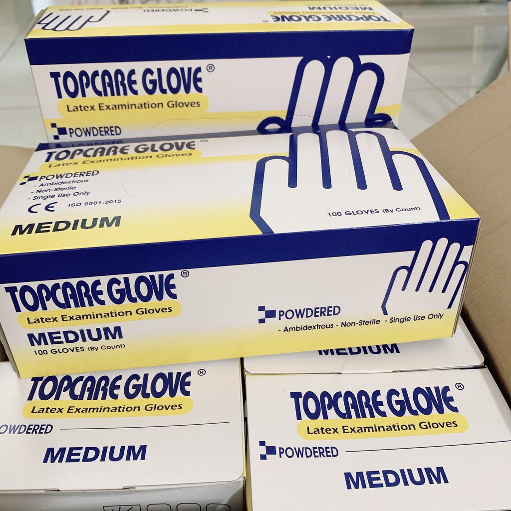 Găng tay y tế Topcare Glove  hộp 50 đôi