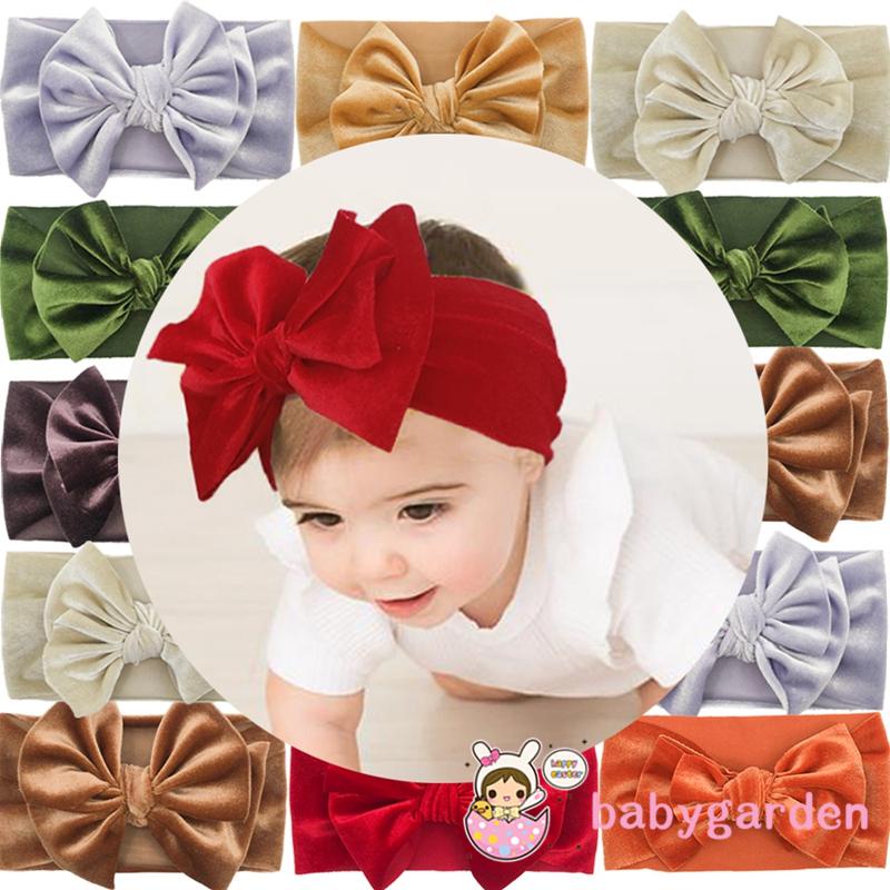 Băng đô nơ co giãn xinh xắn dành cho bé gái