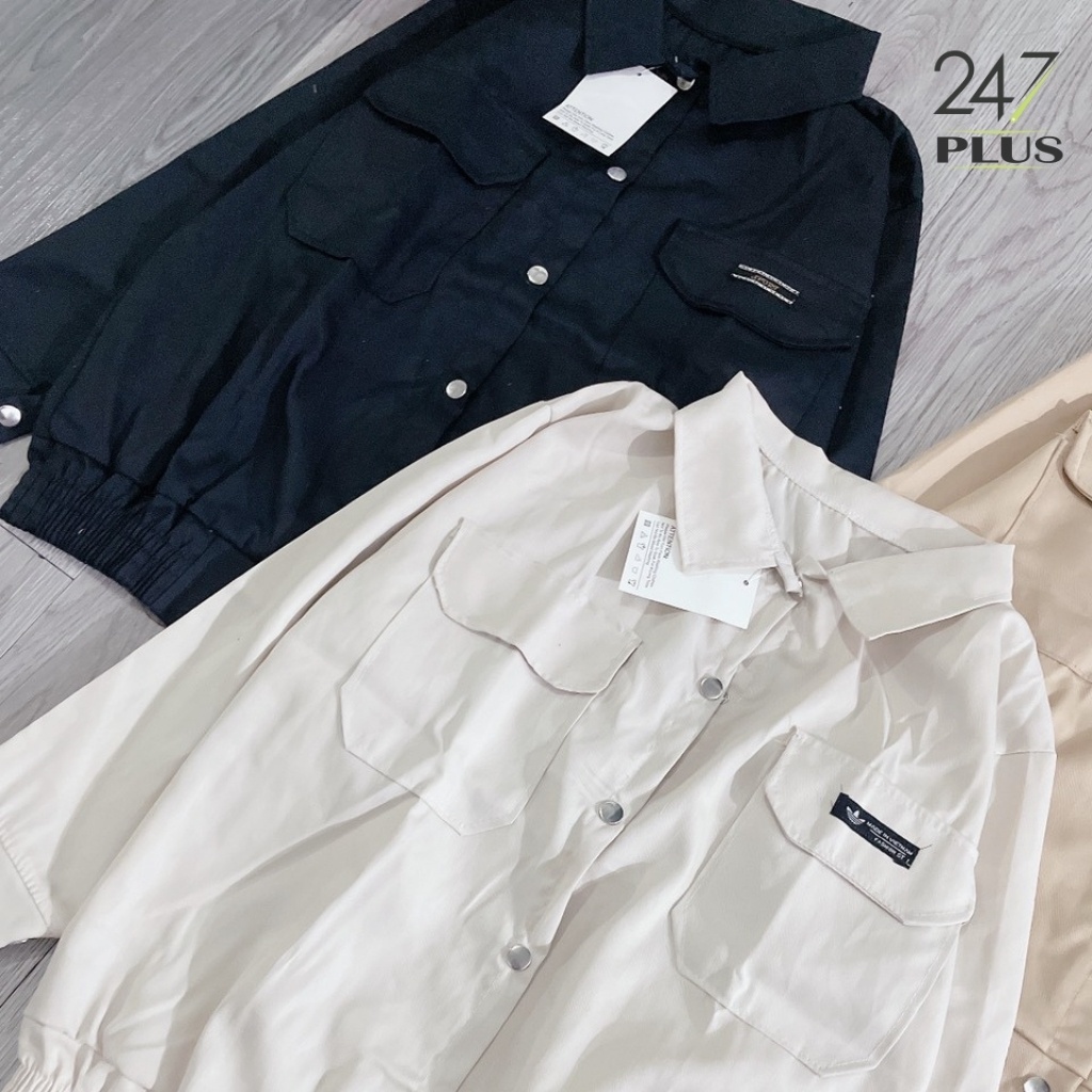 Áo Khoác Bomber Chất Kaki Dễ Phối Đồ