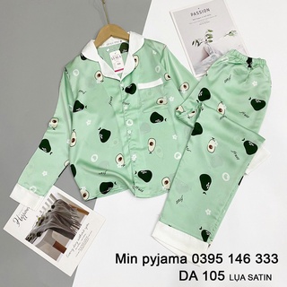 Đồ bộ mặc nhà, Lụa Satin tay dài quần dài