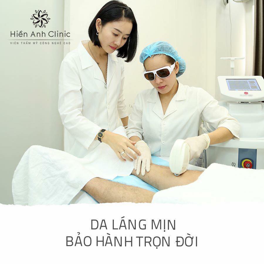 [Voucher HCM] Triệt lông vĩnh viễn bảo hành 3 năm công nghệ ánh sáng Laser tại Hiền Anh Clinic