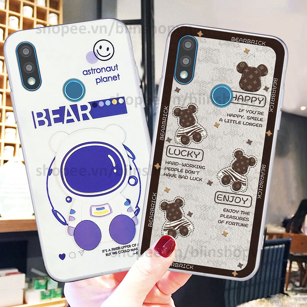 Ốp Vsmart Joy 2 Plus / Joy2+ hình gấu bear brick đẹp độc lạ, thời trang, cá tính