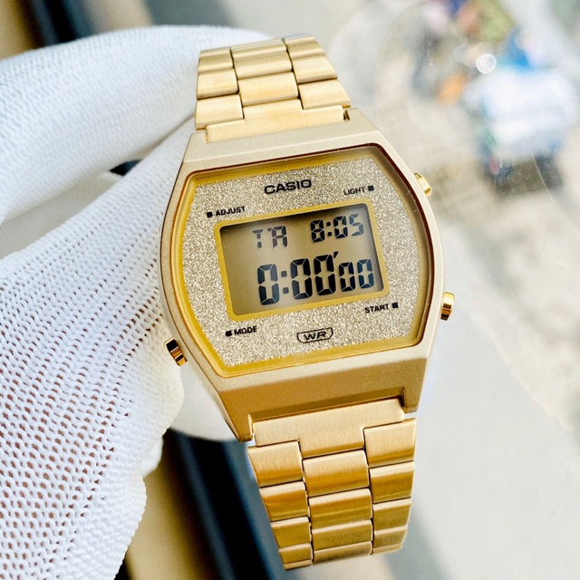 Đồng hồ điện tử nam nữ dây thép Casio B640 Galaxy