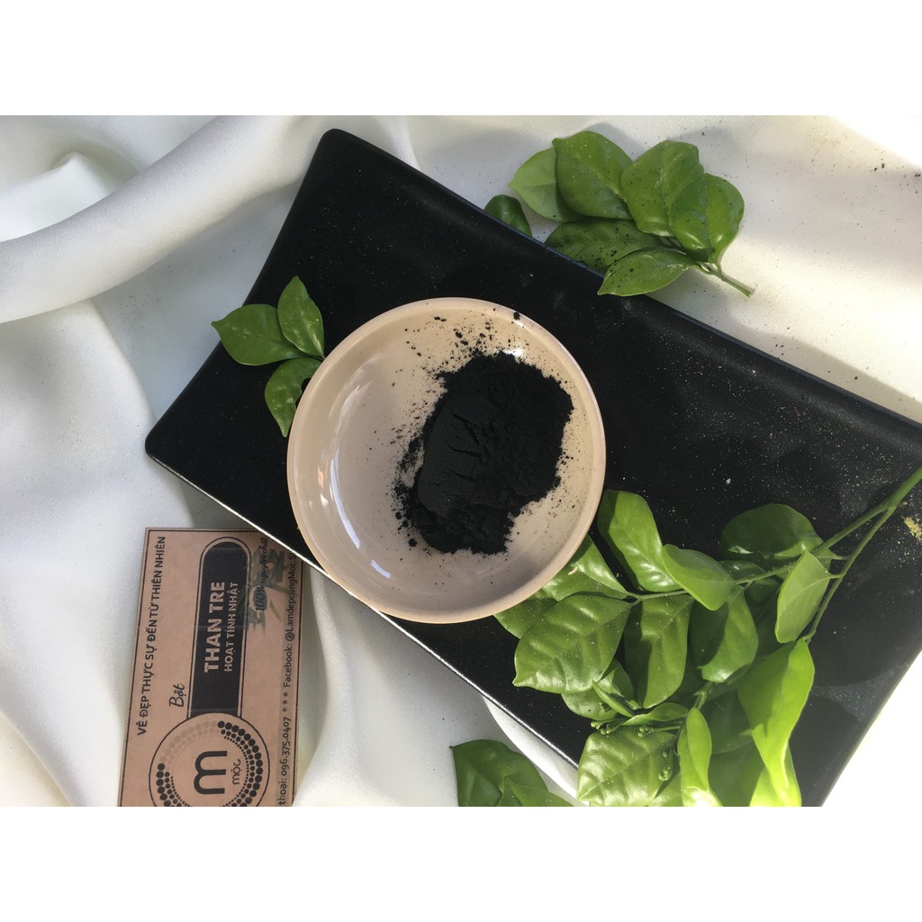 Bột Than Tre Hoạt Tính thiên nhiên đắp mặt nạ nguyên chất 100ml (60g) | BigBuy360 - bigbuy360.vn