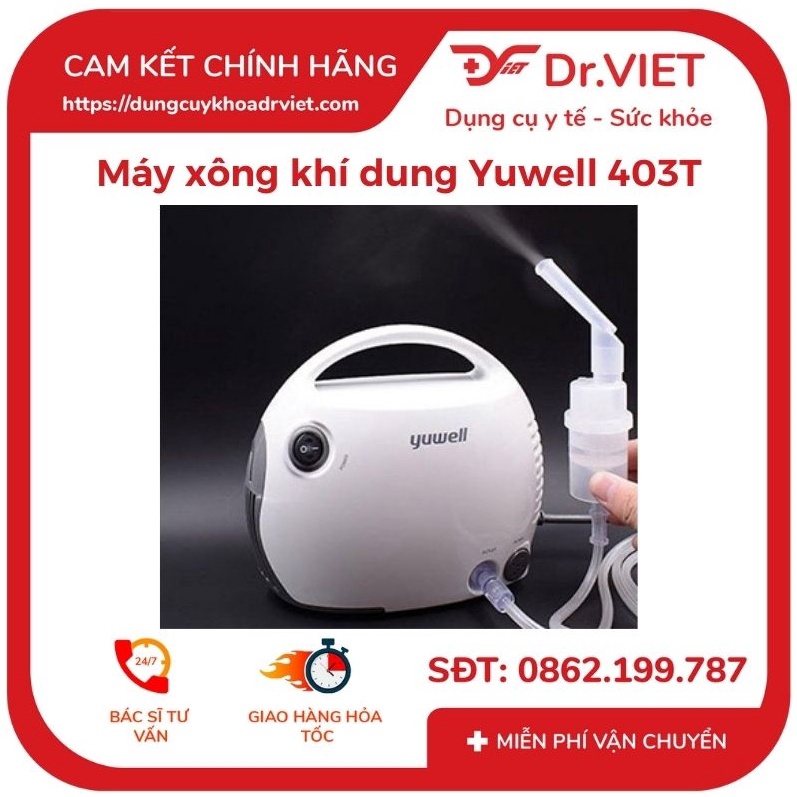 [Mã INCU300 giảm 10% đơn 499K] Máy xông khí dung Yuwell 403T