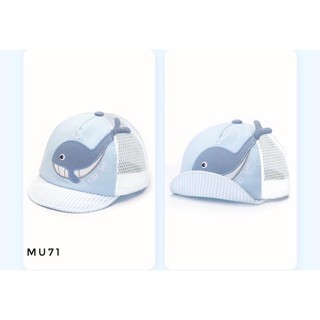 Mũ lưỡi trai cá mập MU71 cho bé 0-6m