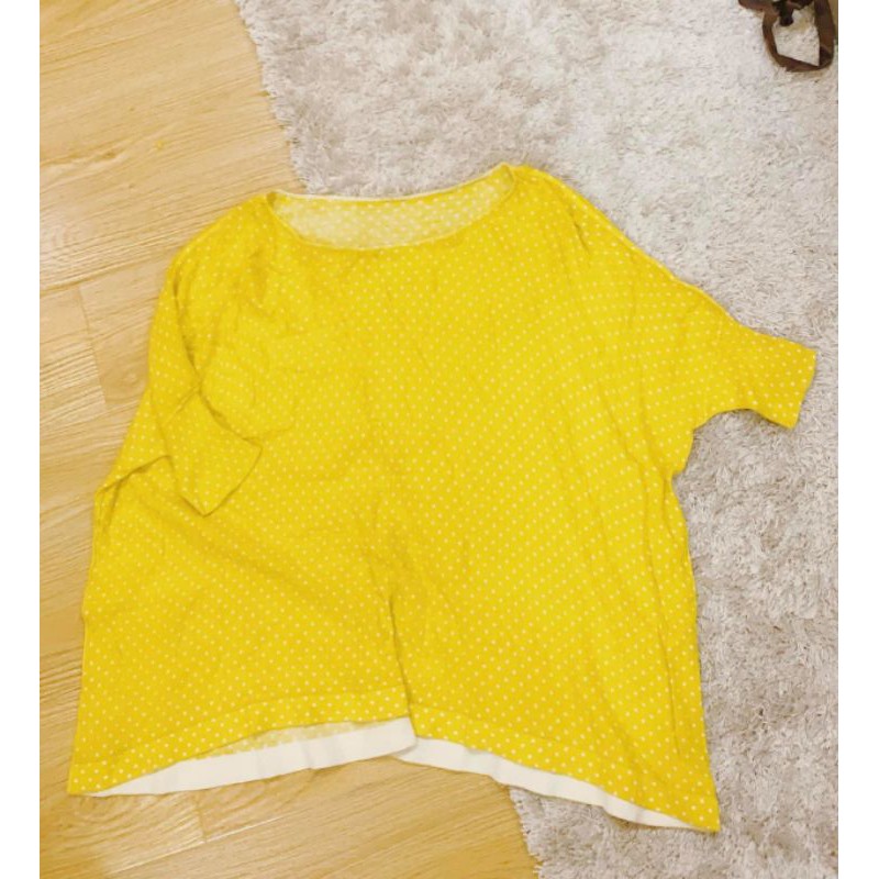 áo thun Len màu vàng. A118