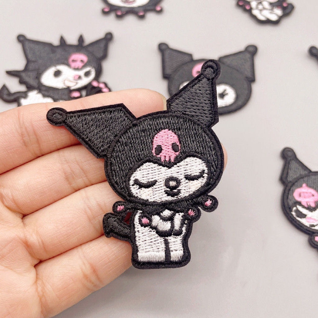 Túi Xách Kuromi Bằng Len Nhung Kích Thước Lớn 31 X 38 CM - Phù Hợp Cho Máy Tính 13 Inch