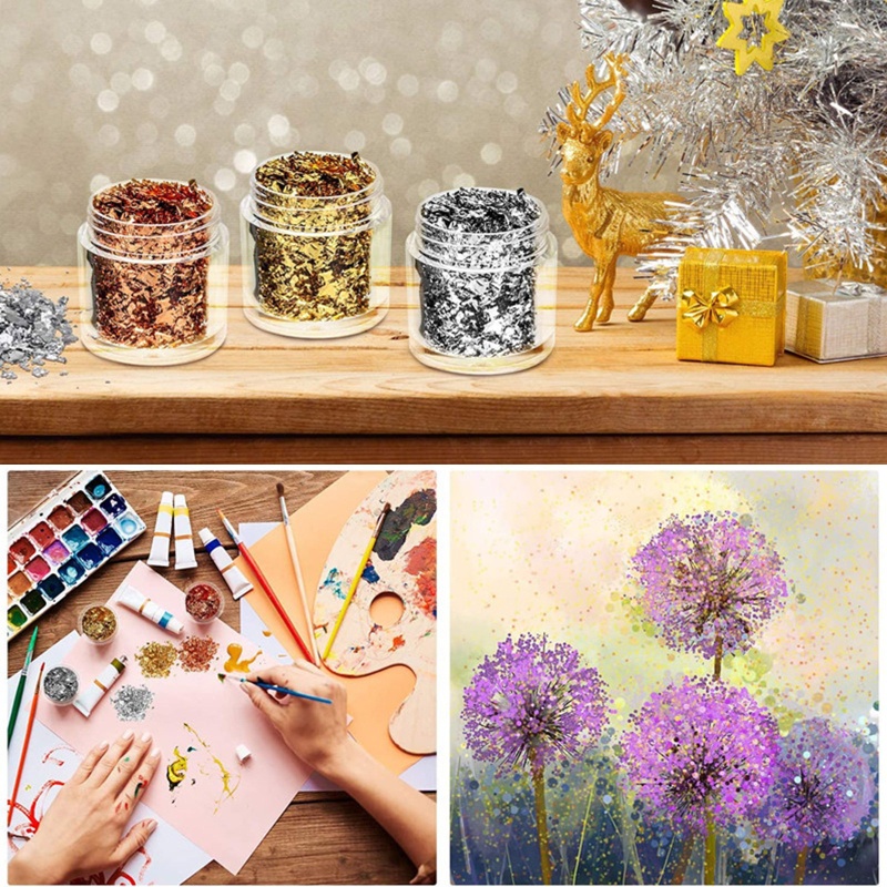 Set 3 Khuôn Lá Vàng Epoxy Dùng Để Làm Đồ Trang Sức Thủ Công