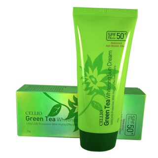 Kem chống nắng CELLIO Green Tea whitening sun cream