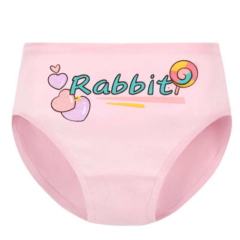 Set 4 quần lót SMY cotton mềm mại họa tiết hoạt hình đáng yêu dành cho bé gái