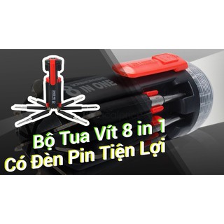 [FREESHIP] VÍT 8 ĐẦU CÓ ĐÈN PIN (3206)