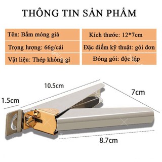 Kìm cắt móng giả inox E28