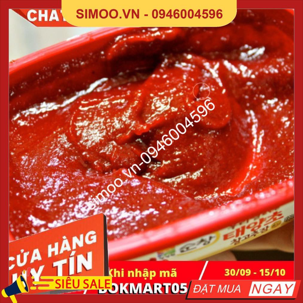 Combo  Ớt Bột Hàn Quốc Bidan 500G   1 Hộp Tương Ớt Hàn Quốc Gochujang 200G