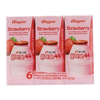 Sữa Hàn Quốc Binggrea vị dâu 200ml