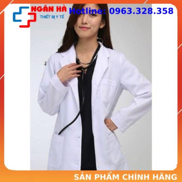 Áo blue trắng, áo choàng bác sĩ dài, ngắn tay