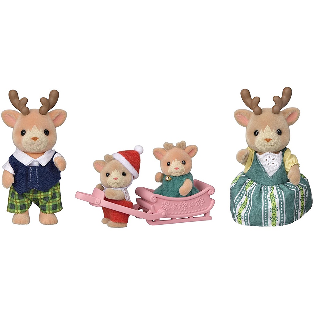 MỚI Đồ Chơi Sylvanian Families Gia Đình Tuần Lộc Reindeer Family