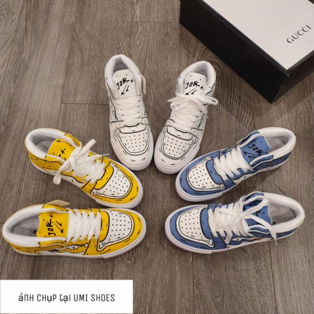 [CÓ SẴN] Giày cao cổ nữ thể thao mã 1060 nâng đế cao 3cm da thoáng chân đi học đi chơi buộc dây phong cách cá tính đẹp | BigBuy360 - bigbuy360.vn