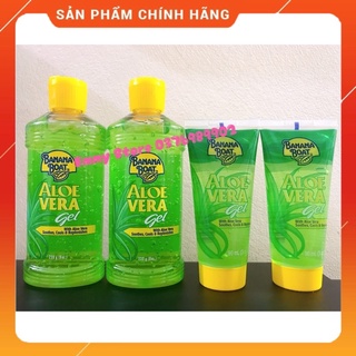 [NK USA] GEL DƯỠNG DA LÔ HỘI BANANA BOAT ALOE VERA 90ml- 230ML(Bảo vệ da sau khi đi nắng)