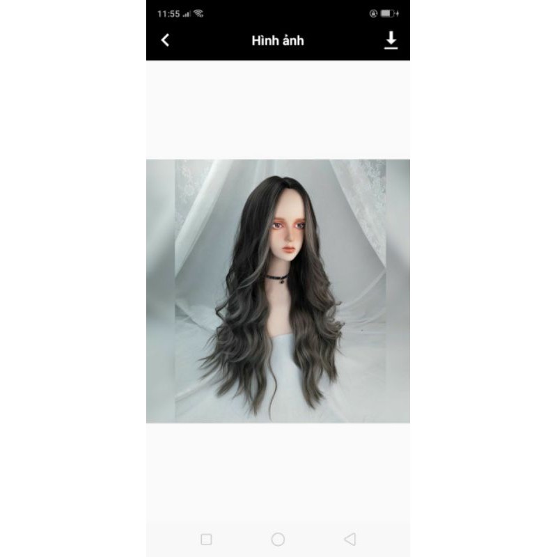Tóc giả 2 mái❤freeship 50k tóc giả 2 mái cao cấp+ tăng lưới chùm tóc