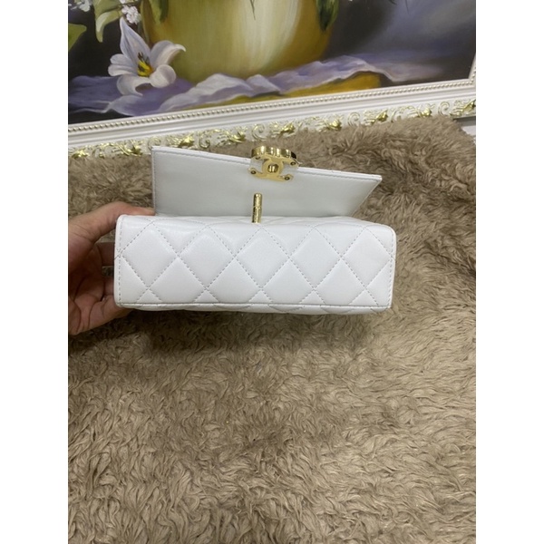 Túi xách trắng cn size 17