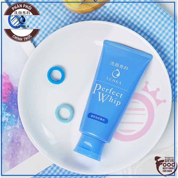 Sữa Rửa Mặt Tạo Bọt Làm Sạch Sâu Cho Da Dầu Senka Perfect Whip U 120g