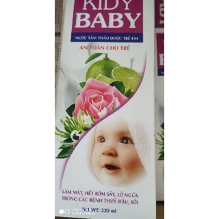 Nước tắm thảo dược kidy baby