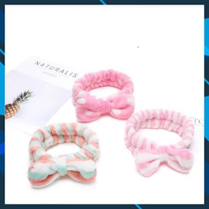 Băng Đô Nơ Rửa Mặt Xinh Xắn Dễ Thương Nhiều Màu